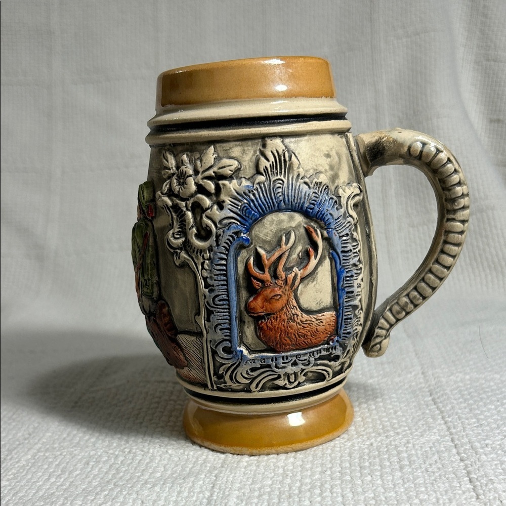Vintage German Ceramic Beer Stein